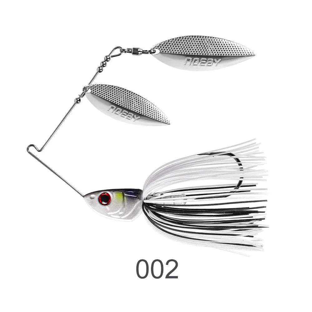 Noeby Spinnerbait Double Willow Blade Lure - Fish & Cheaps | Fishing & Outdoor Gear