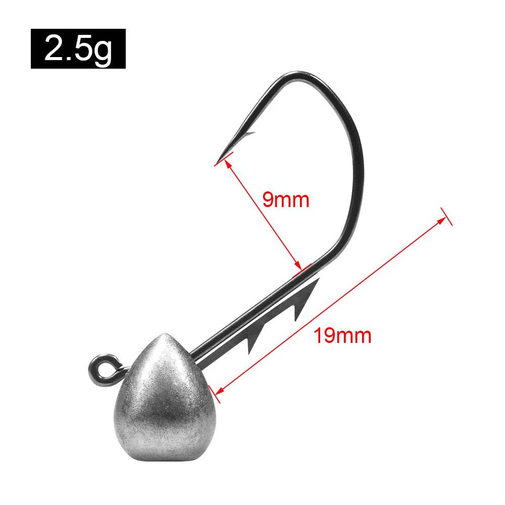 Spinpoler Stand-Up Jig Head Hook – Sharpened Precision - Fish & Cheaps | Fishing & Outdoor Gear