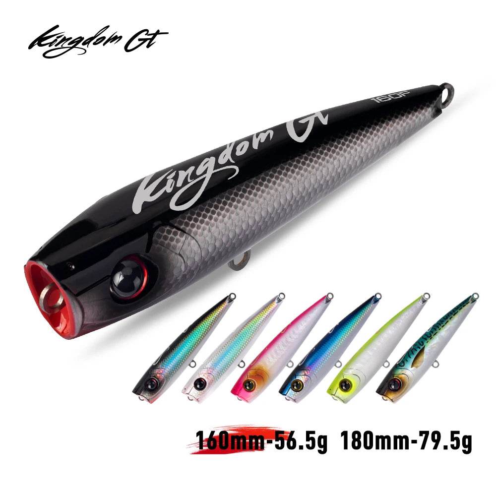 Kingdom GT Topwater Popper – Hard Saltwater Lure - Fish & Cheaps | Fishing & Outdoor Gear