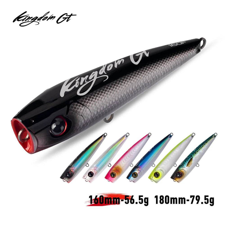 Kingdom GT Topwater Popper – Hard Saltwater Lure - Fish & Cheaps | Fishing & Outdoor Gear