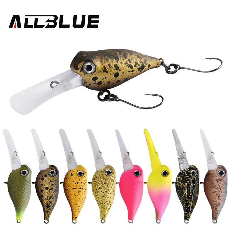 ALLBLUE Dive Deep Crankbait – Compact Floating Wobbler - Fish & Cheaps | Fishing & Outdoor Gear