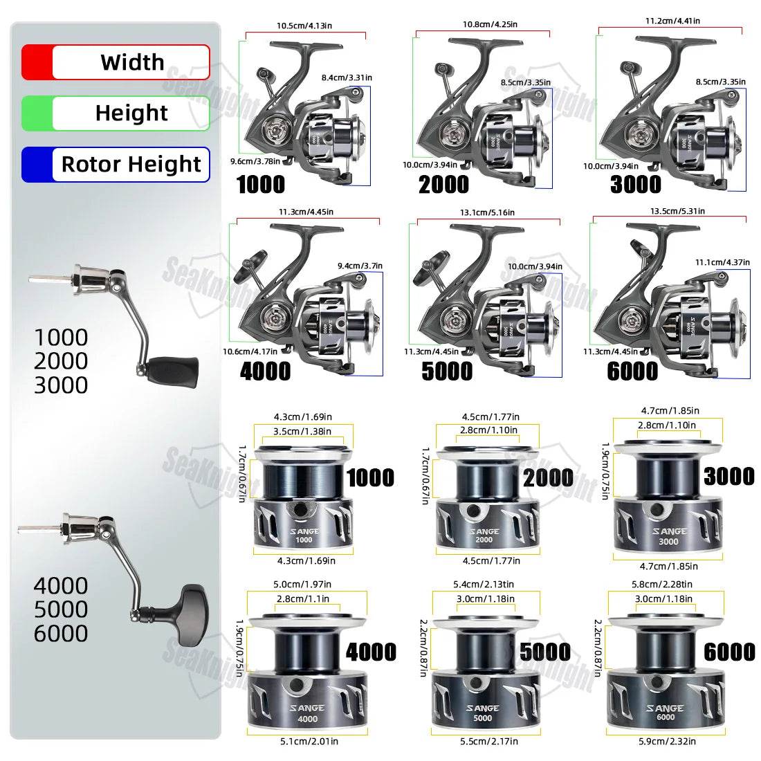 SeaKnight SANGE Ultralight Spinning Reel - Fish & Cheaps | Fishing & Outdoor Gear