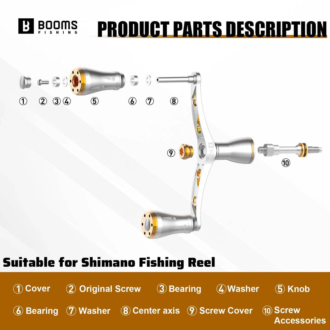 Booms Fishing DR1 Dual-Grip Handle - Fish & Cheaps | Fishing & Outdoor Gear