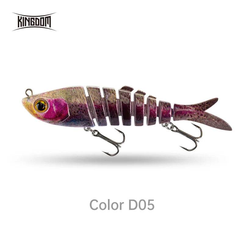 Kingdom Barbecue-L Multi Jointed Fishing Lure - Fish & Cheaps | Fishing & Outdoor Gear