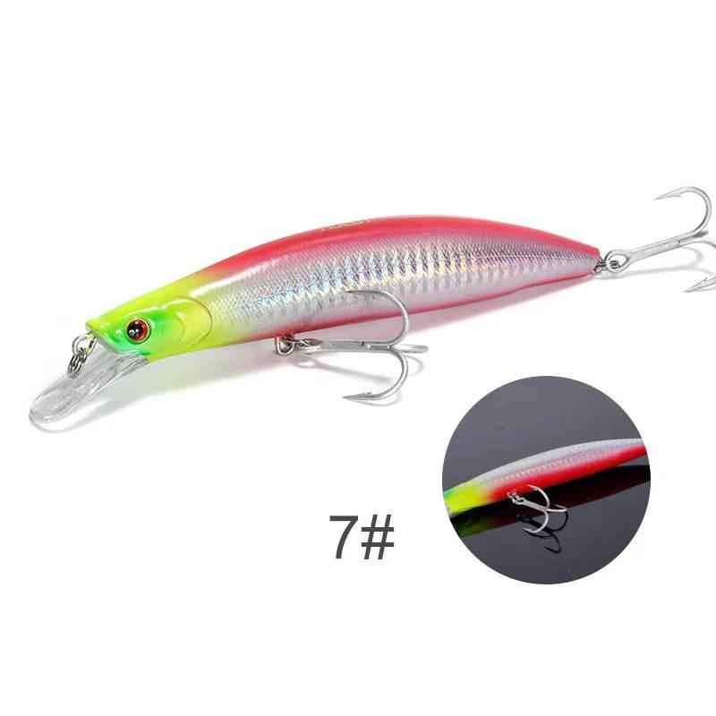 Noeby Suspending Minnow 135mm – Long Casting Jerkbait - Fish & Cheaps | Fishing & Outdoor Gear