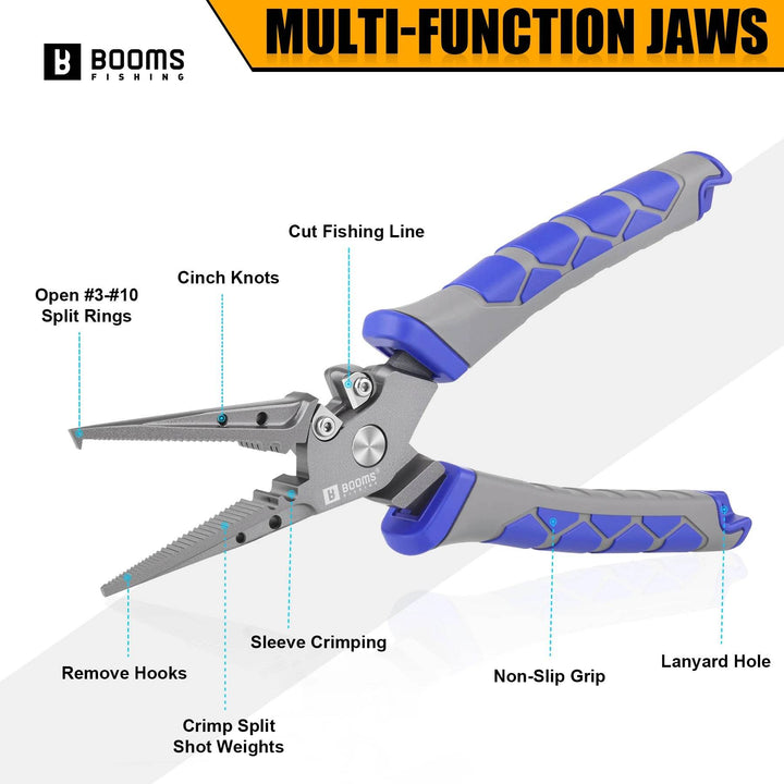 Booms Fishing XW15 Carbon Steel Pliers - Fish & Cheaps | Fishing & Outdoor Gear