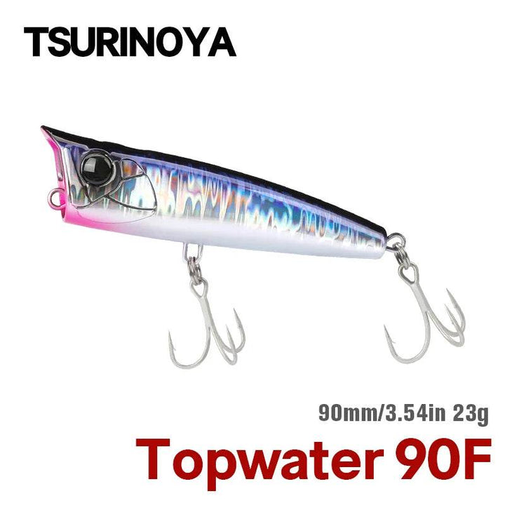 TSURINOYA 90F Surface Popper Lure - Fish & Cheaps | Fishing & Outdoor Gear