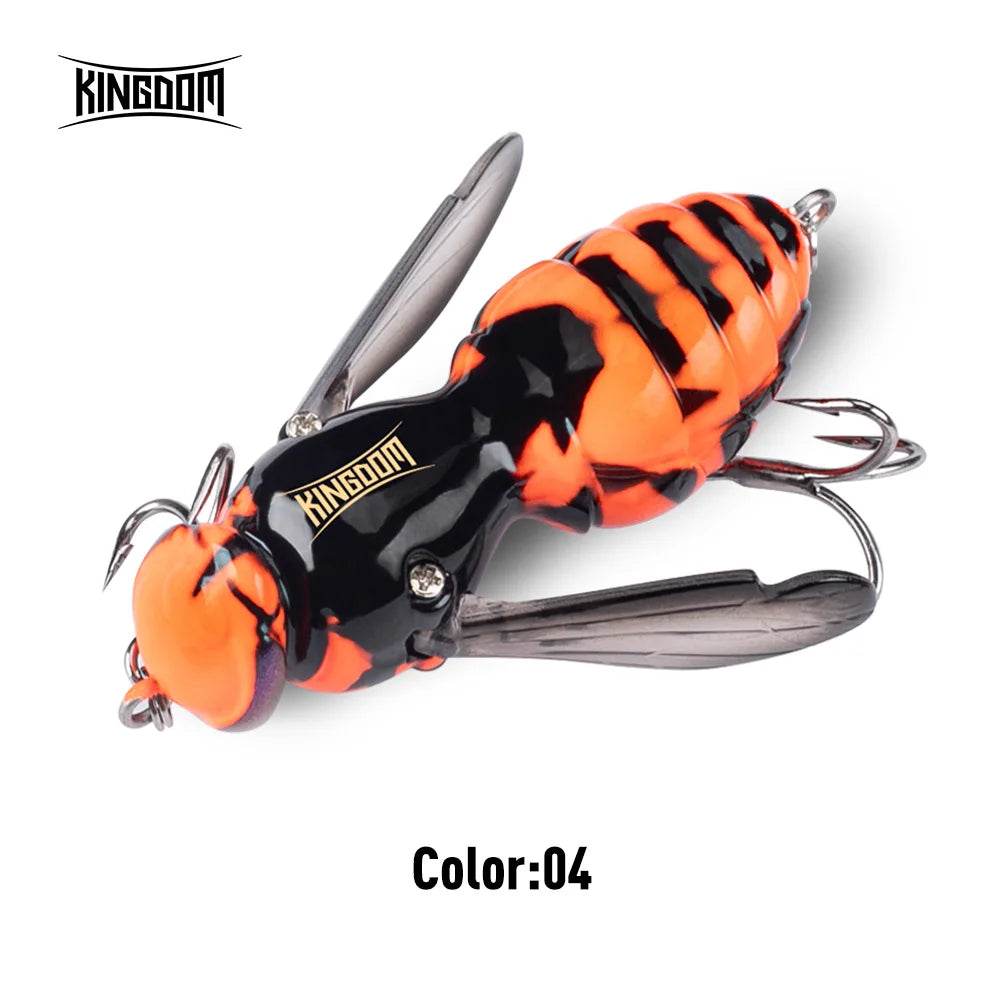 Kingdom Floating Wasp Bait – Ultra-Realistic Insect Lure - Fish & Cheaps | Fishing & Outdoor Gear