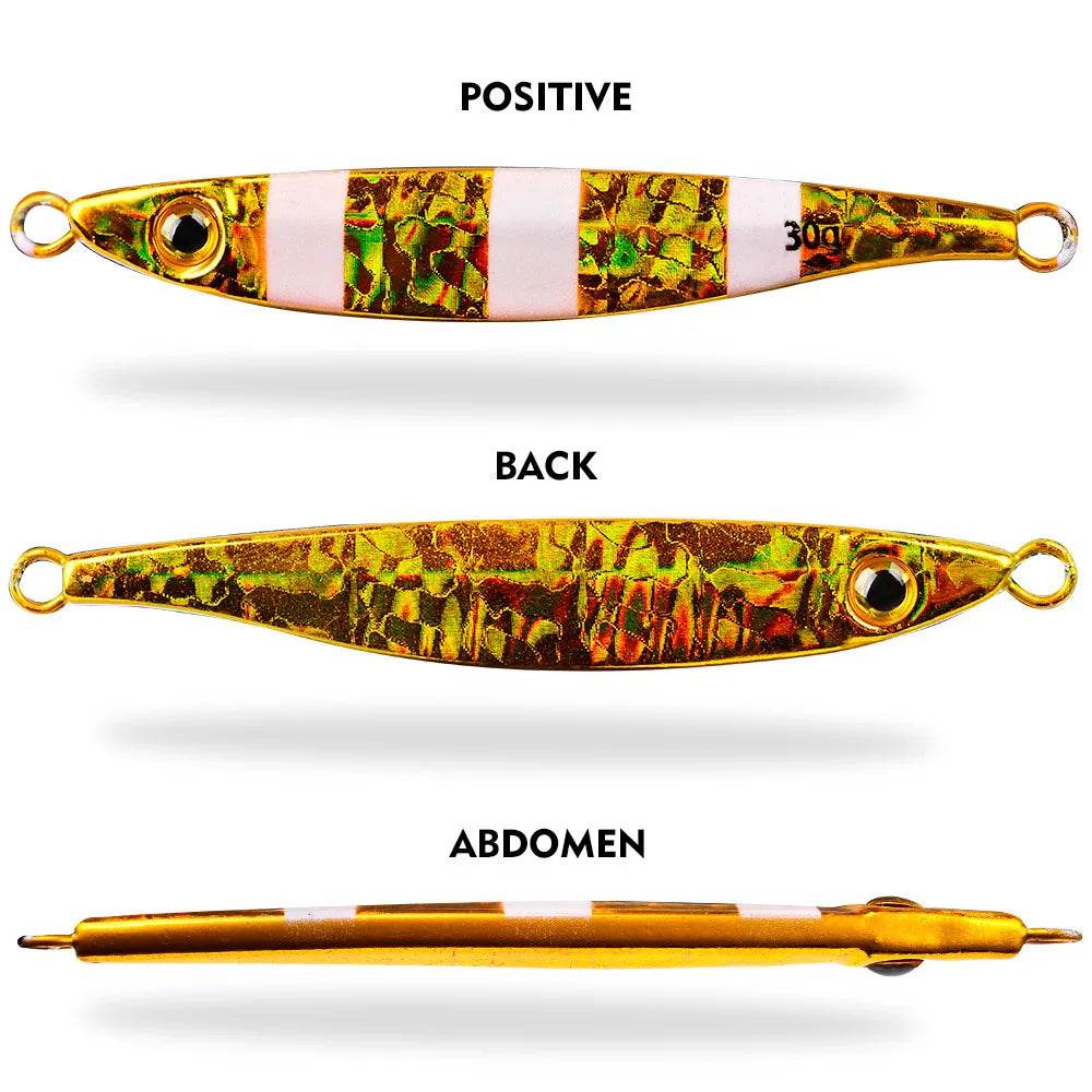 PROBEROS Japen Metal Cast Jig Spoon – Luminous Jigging Lure - Fish & Cheaps | Fishing & Outdoor Gear