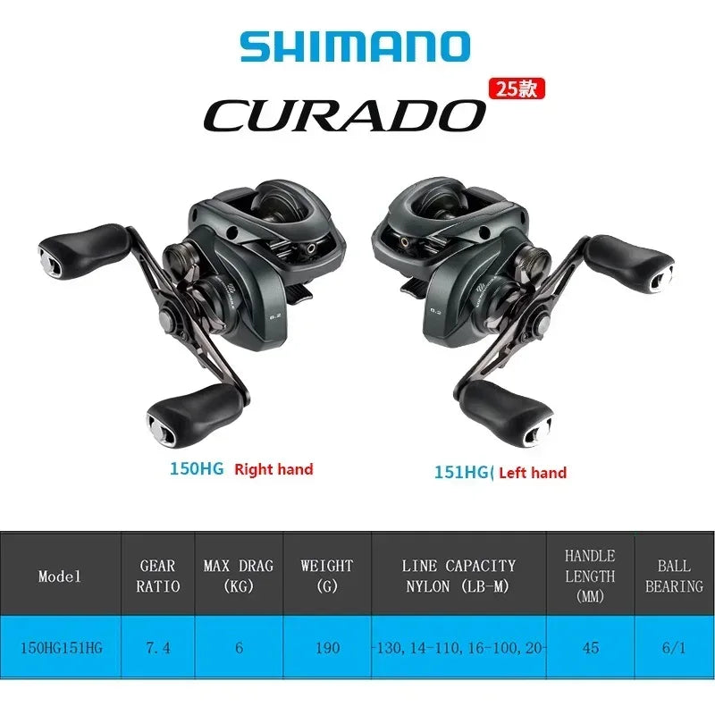 Shimano Curado 150 Baitcasting Reel - Fish & Cheaps | Fishing & Outdoor Gear