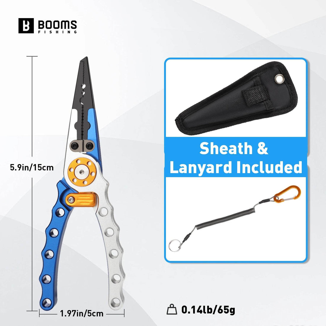 Booms X01 Saltwater Aluminium Fishing Pliers - Fish & Cheaps | Fishing & Outdoor Gear