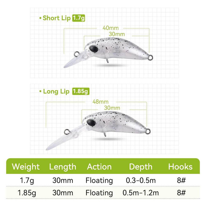 Kingdom Micro Expert Floating Minnow 30mm - Fish & Cheaps | Fishing & Outdoor Gear