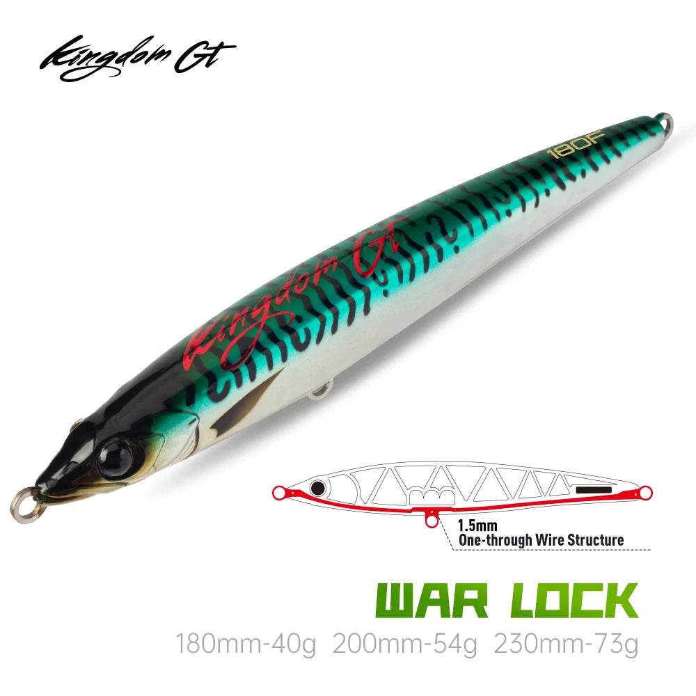 Kingdom GT Sea Fishing Lure – Topwater Pencil - Fish & Cheaps | Fishing & Outdoor Gear