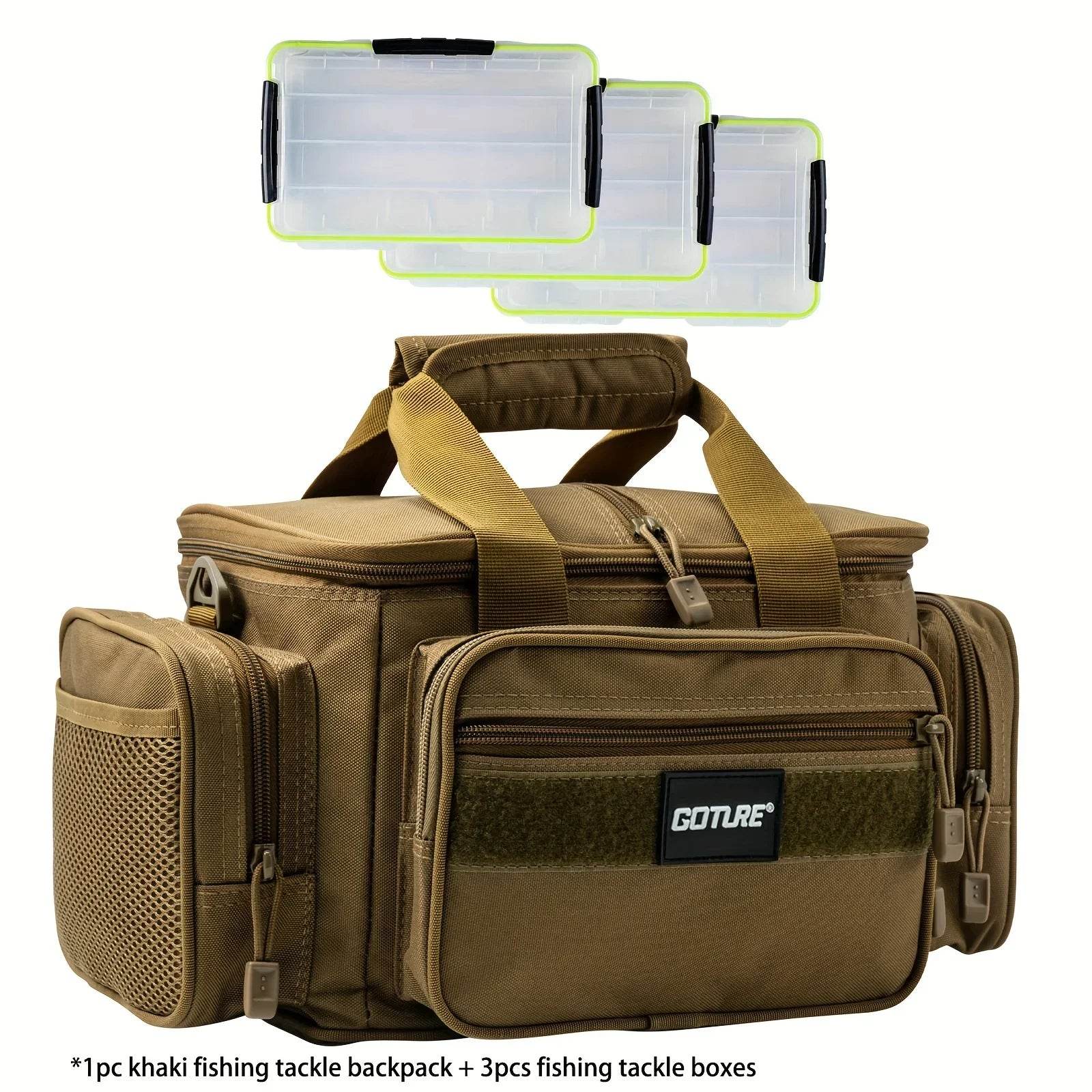 Goture Waterproof Fishing Bag – 3 Box Outdoor Backpack - Fish & Cheaps | Fishing & Outdoor Gear