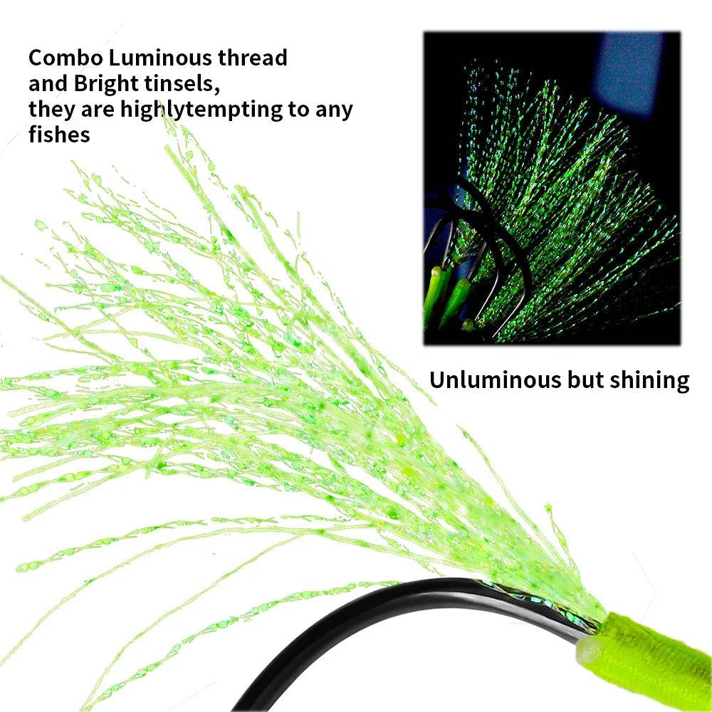 PROBEROS Jig Tail Assist Hooks: High Carbon, Ultra Reliable - Fish & Cheaps | Fishing & Outdoor Gear