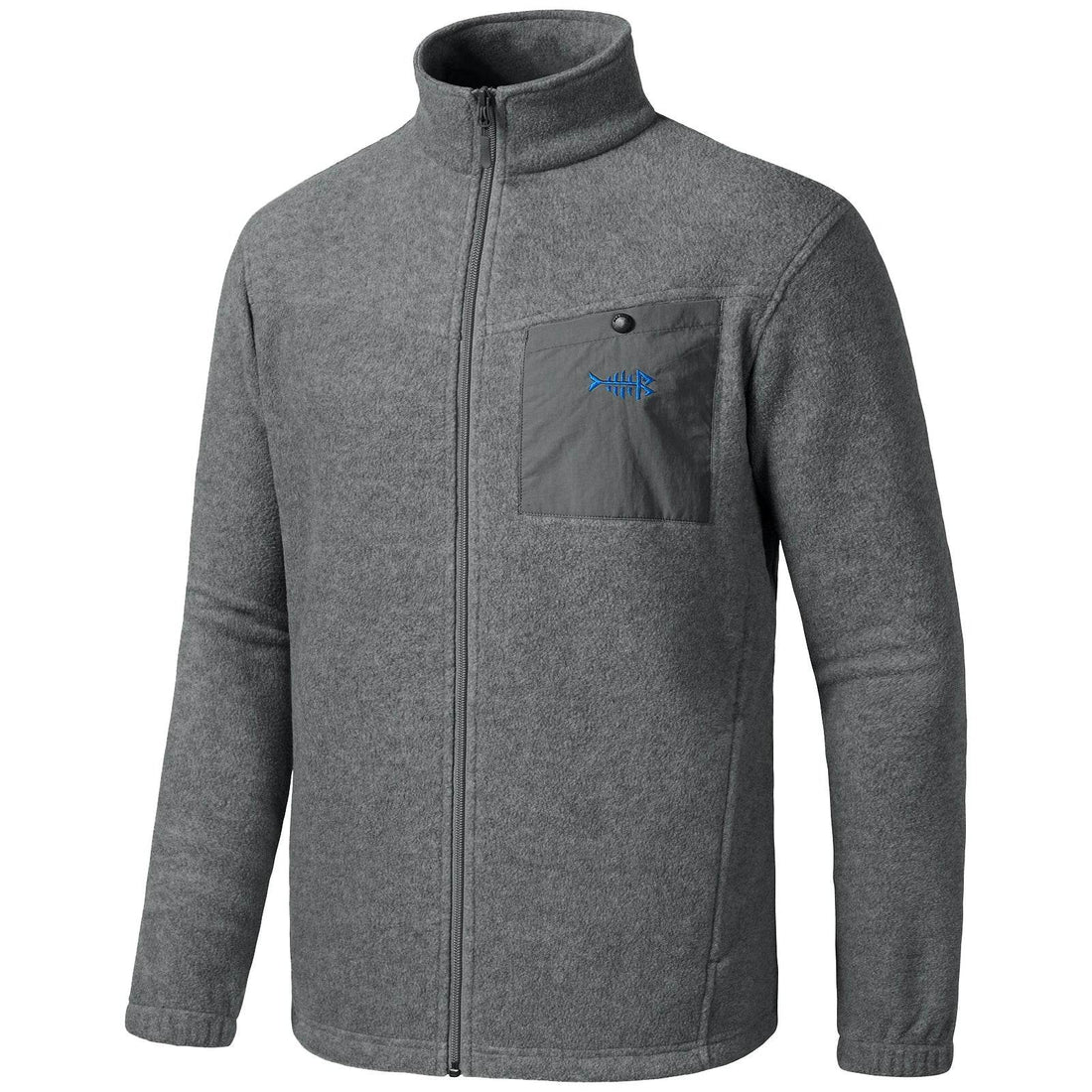 BASSDASH AllDay Men’s Full Zip Fleece Jacket - Fish & Cheaps | Fishing & Outdoor Gear