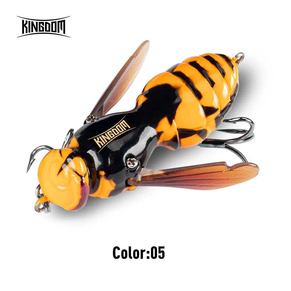 Kingdom Floating Wasp Bait – Ultra-Realistic Insect Lure - Fish & Cheaps | Fishing & Outdoor Gear