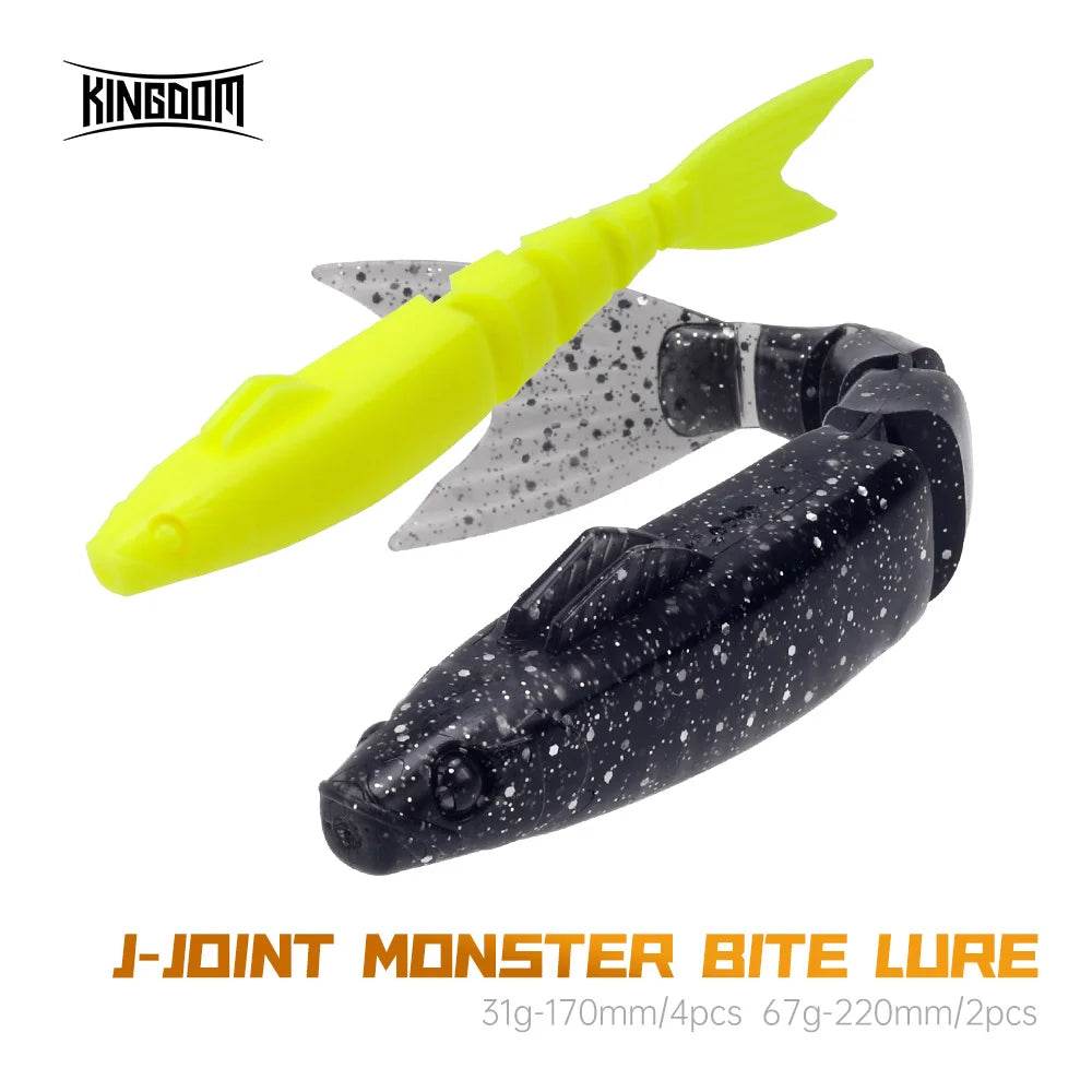 Kingdom Jointed Soft Swimbait – Monster Bite Series - Fish & Cheaps | Fishing & Outdoor Gear