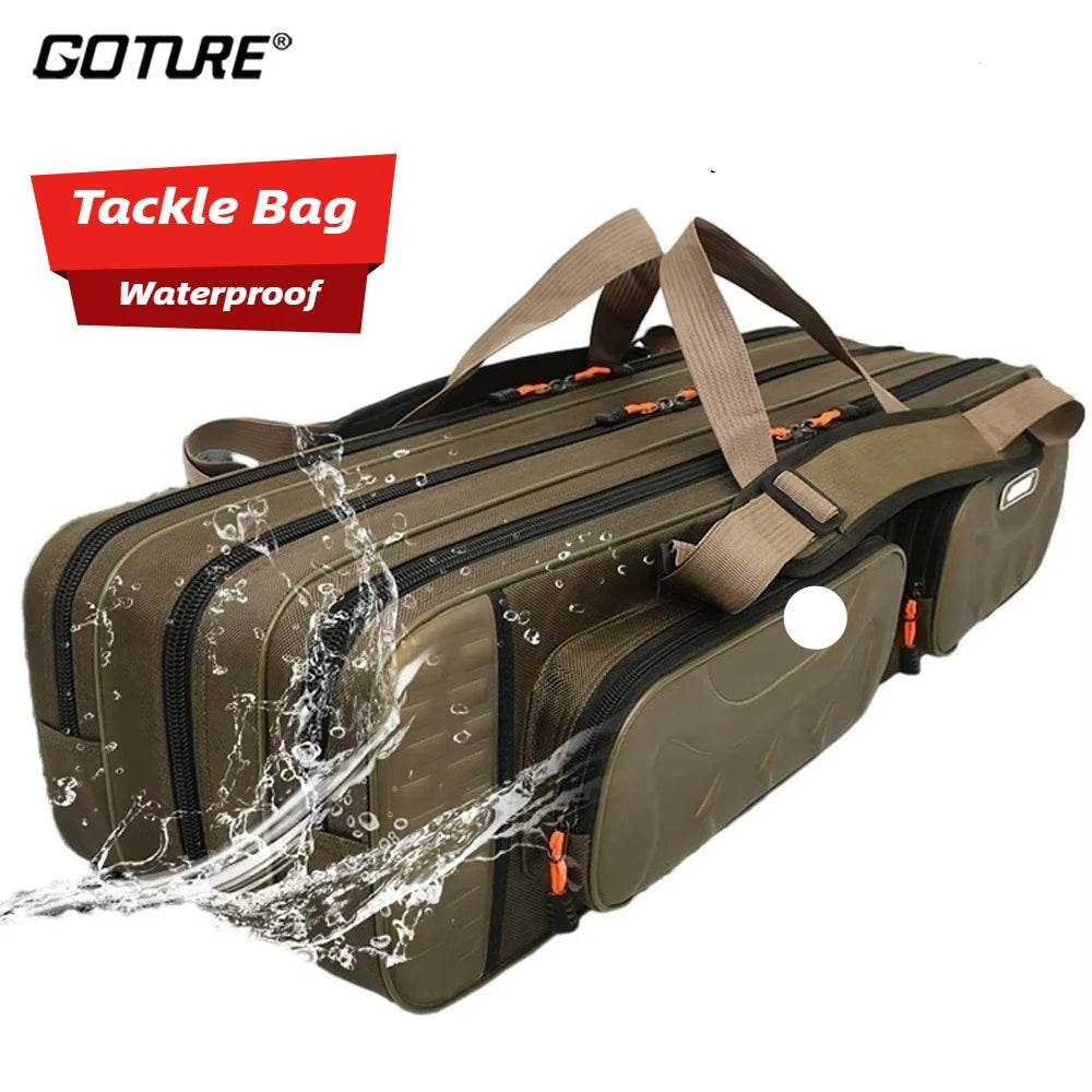 Goture 3-Layer Outdoor Fishing Rod Bag - Fish & Cheaps | Fishing & Outdoor Gear