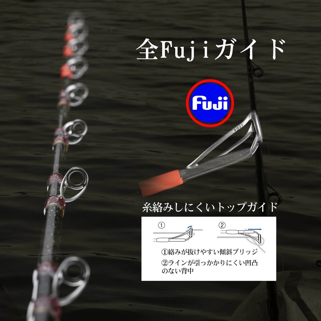 Goture Full Fuji Guide Ring Ocean Jigging Rod - Fish & Cheaps | Fishing & Outdoor Gear