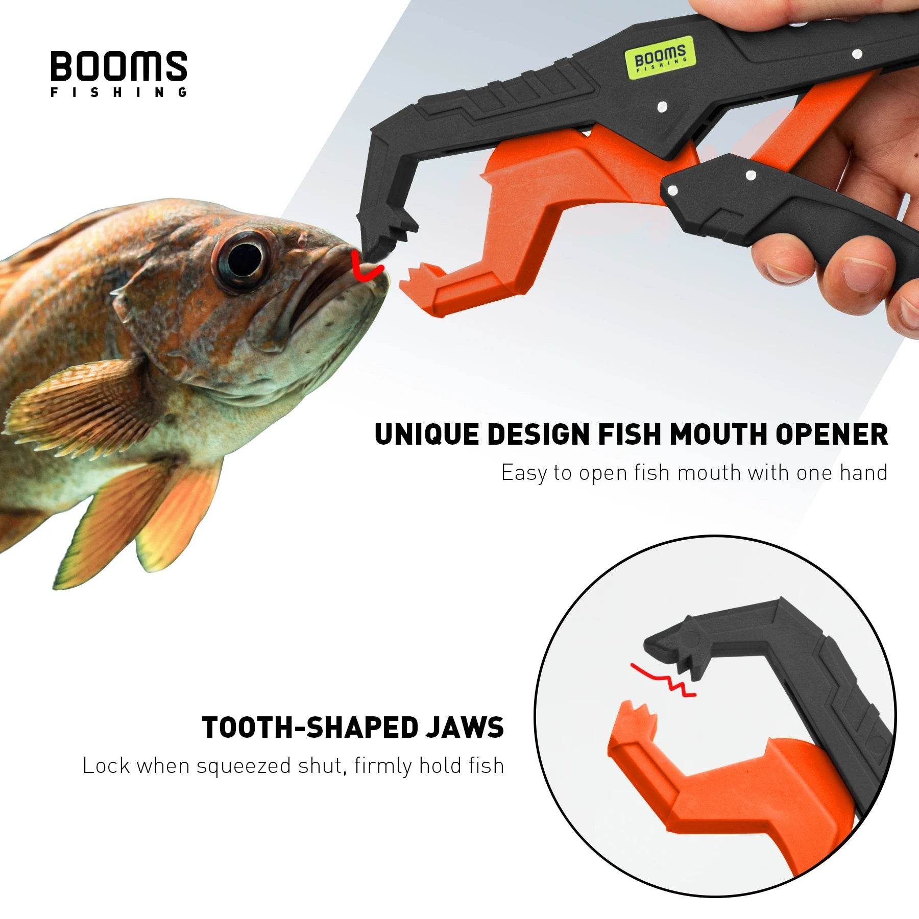 Booms Fishing 24cm Fish Lip Gripper – Secure & Handy - Fish & Cheaps | Fishing & Outdoor Gear
