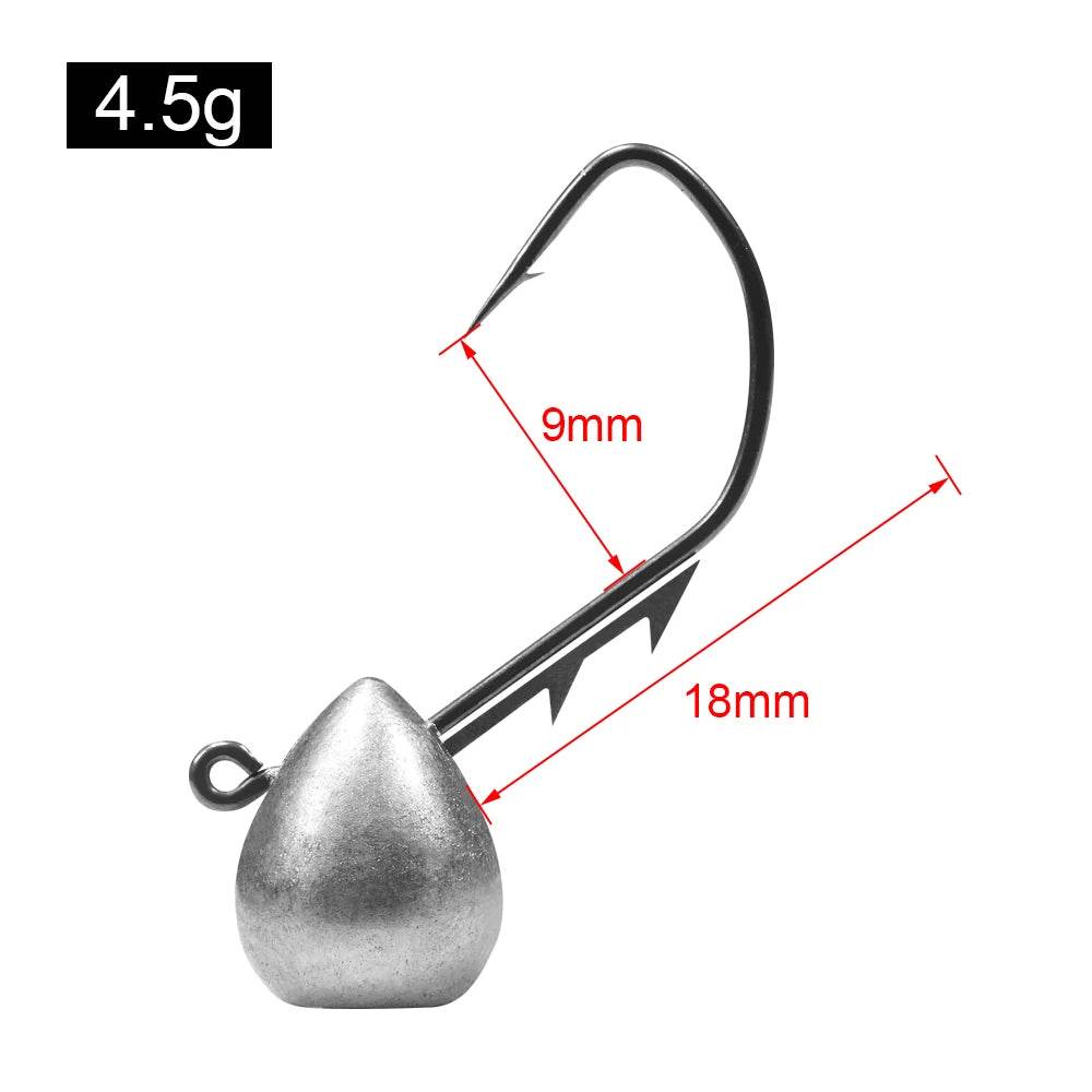 Spinpoler Stand-Up Jig Head Hook – Sharpened Precision - Fish & Cheaps | Fishing & Outdoor Gear