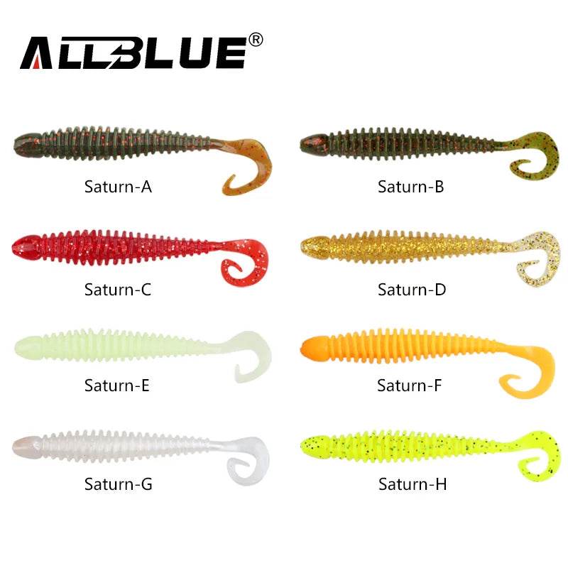 ALLBLUE Saturn 105mm Soft Lure – Irresistible Worm Grub Action - Fish & Cheaps | Fishing & Outdoor Gear