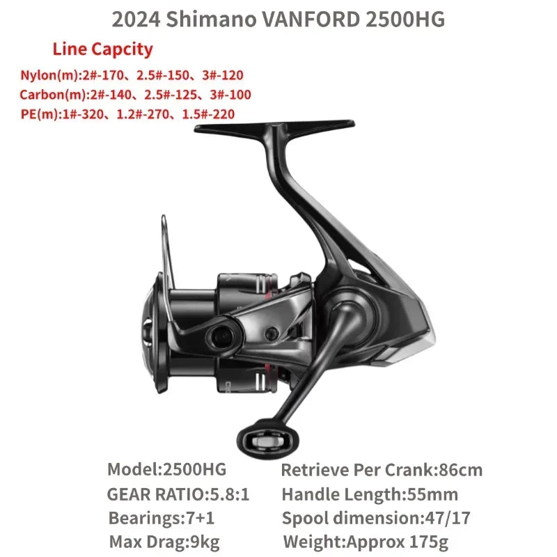 Shimano 2024 Vanford Spinning Reel - Fish & Cheaps | Fishing & Outdoor Gear