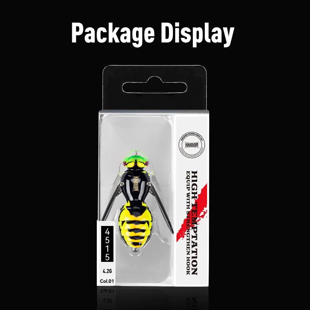 Kingdom Floating Wasp Bait – Ultra-Realistic Insect Lure - Fish & Cheaps | Fishing & Outdoor Gear