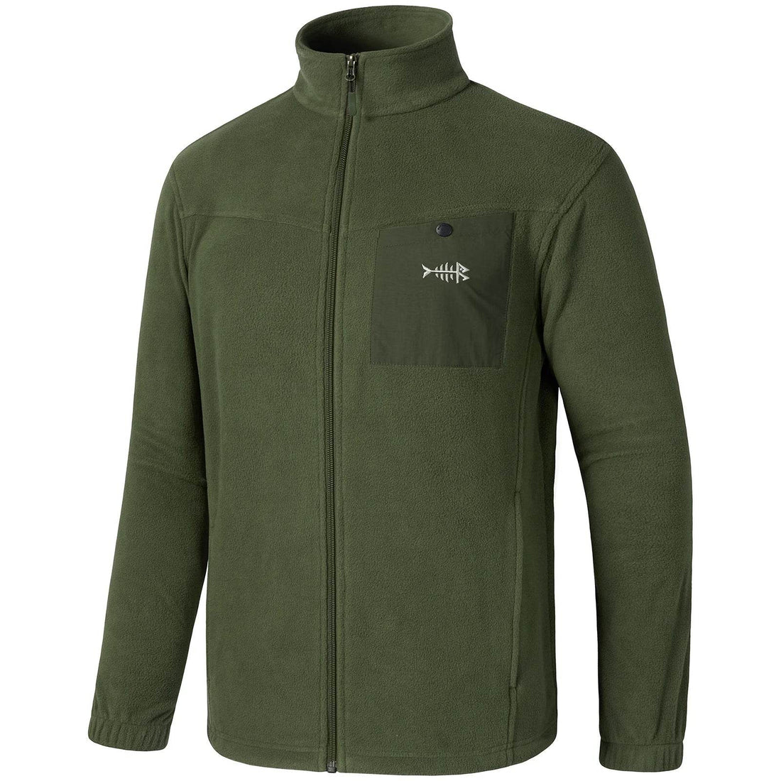 BASSDASH AllDay Men’s Full Zip Fleece Jacket - Fish & Cheaps | Fishing & Outdoor Gear
