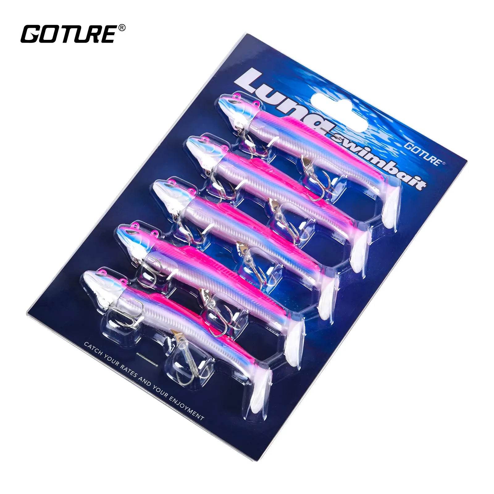 Goture Luna Soft Swimbait Lure Kit - Fish & Cheaps | Fishing & Outdoor Gear