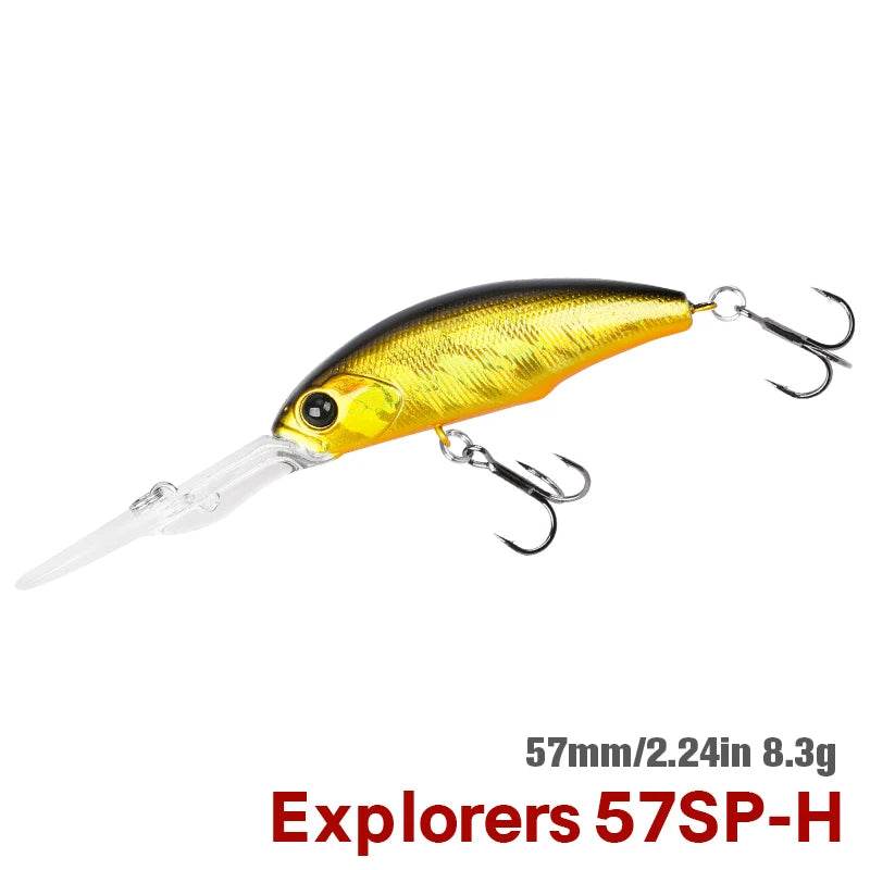 TSURINOYA 57SP Deep Dive Suspending Minnow - Fish & Cheaps | Fishing & Outdoor Gear