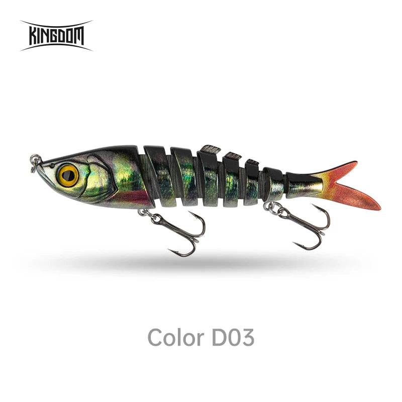Kingdom Barbecue-L Multi Jointed Fishing Lure - Fish & Cheaps | Fishing & Outdoor Gear