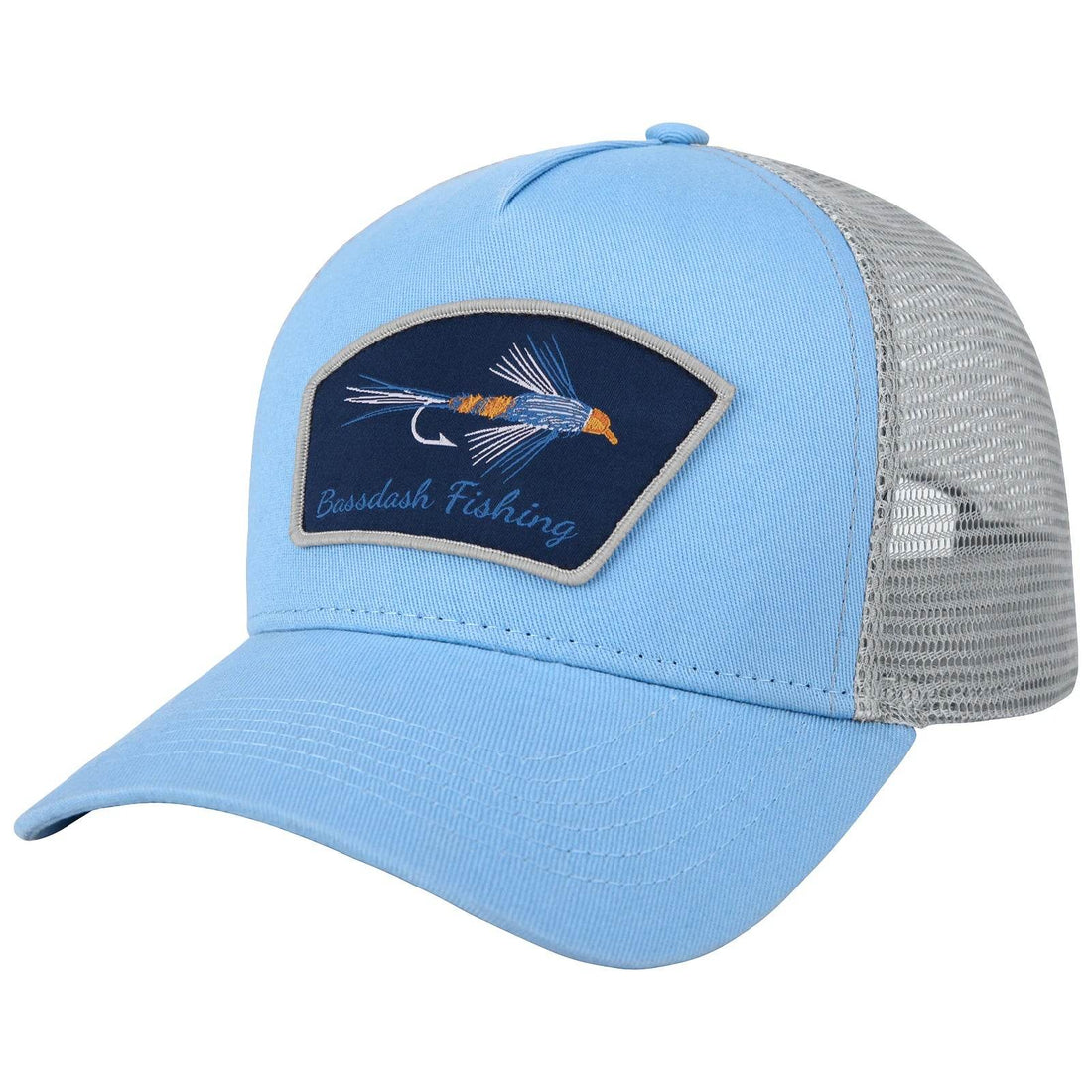 BASSDASH Embroidered Trucker Hat - Fish & Cheaps | Fishing & Outdoor Gear