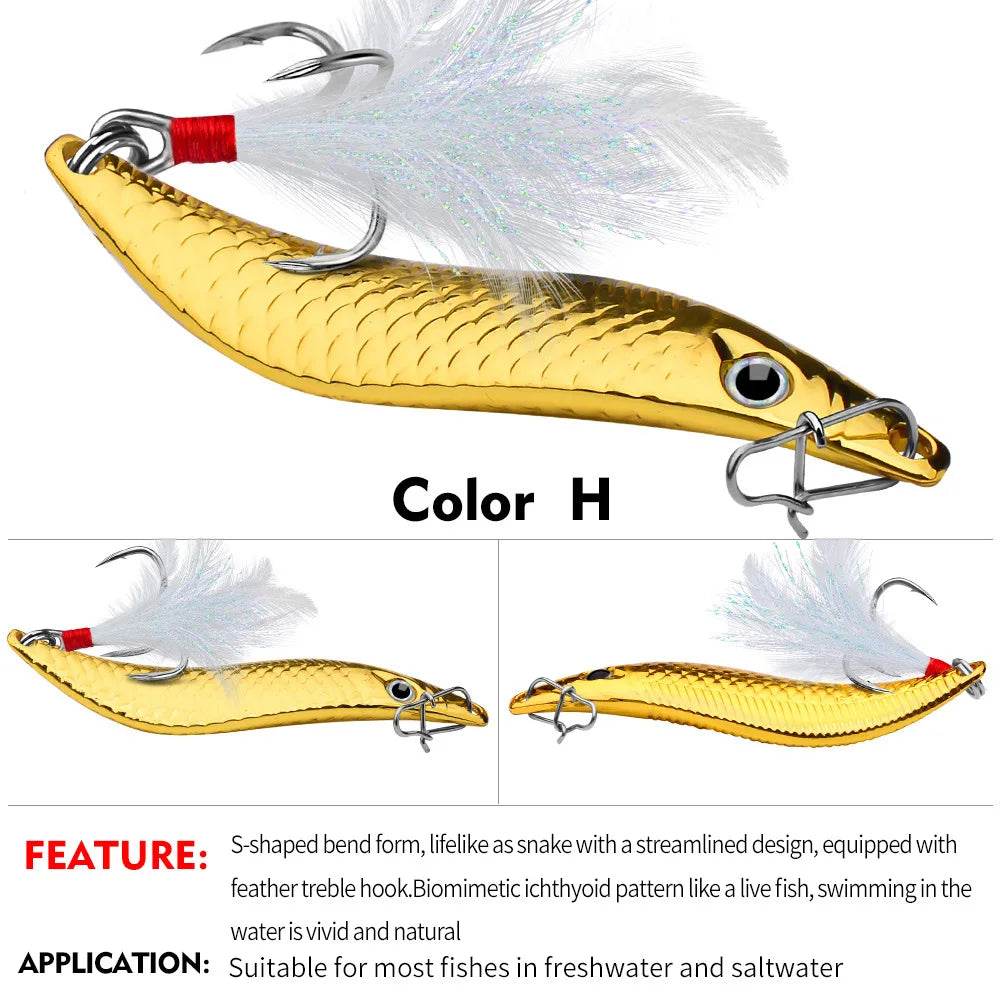 PROBEROS Spinner Spoon Metal Lure - Fish & Cheaps | Fishing & Outdoor Gear