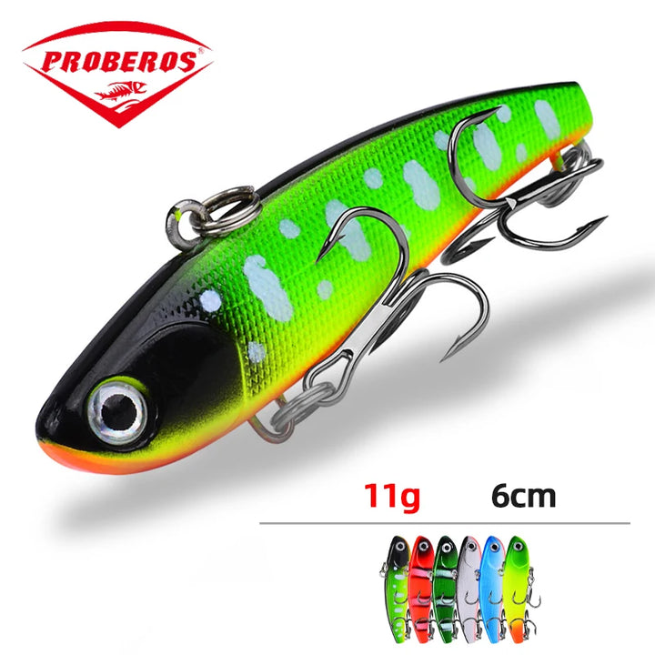 PRO BEROS Plastic Fishing Lure 6cm 11g Sinking VIB Pencil Bait – Hard Body Lure
