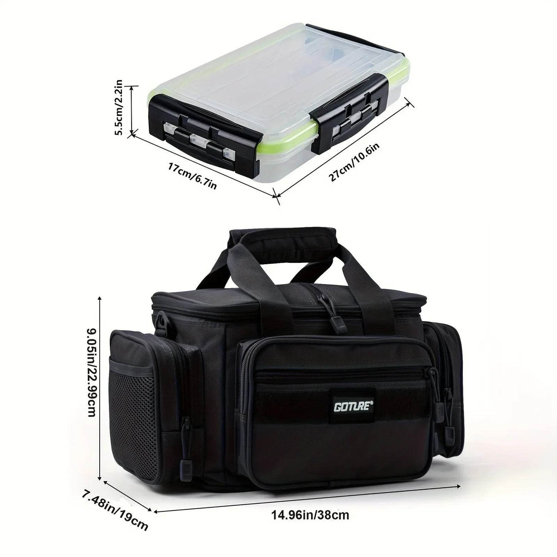 Goture Waterproof Fishing Bag – 3 Box Outdoor Backpack - Fish & Cheaps | Fishing & Outdoor Gear