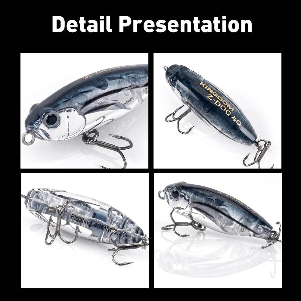 Kingdom Z-Dog 40mm Floating Pencil Lure - Fish & Cheaps | Fishing & Outdoor Gear