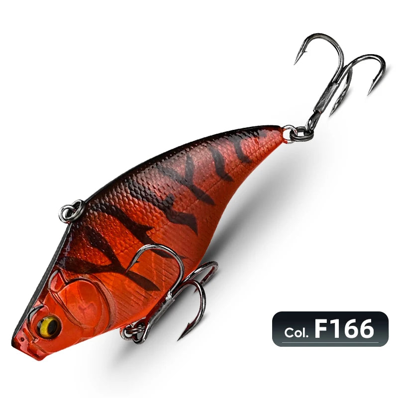 MEREDITH 75mm 19g Vibration Fishing Lure Lipless Crankbaits Sinking Hard Lure Artificial VIB Bait Bass Fishing Lures