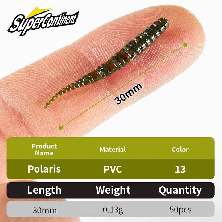 Supercontinent Polaris 3cm Soft Lures – 50 Pack - Fish & Cheaps | Fishing & Outdoor Gear