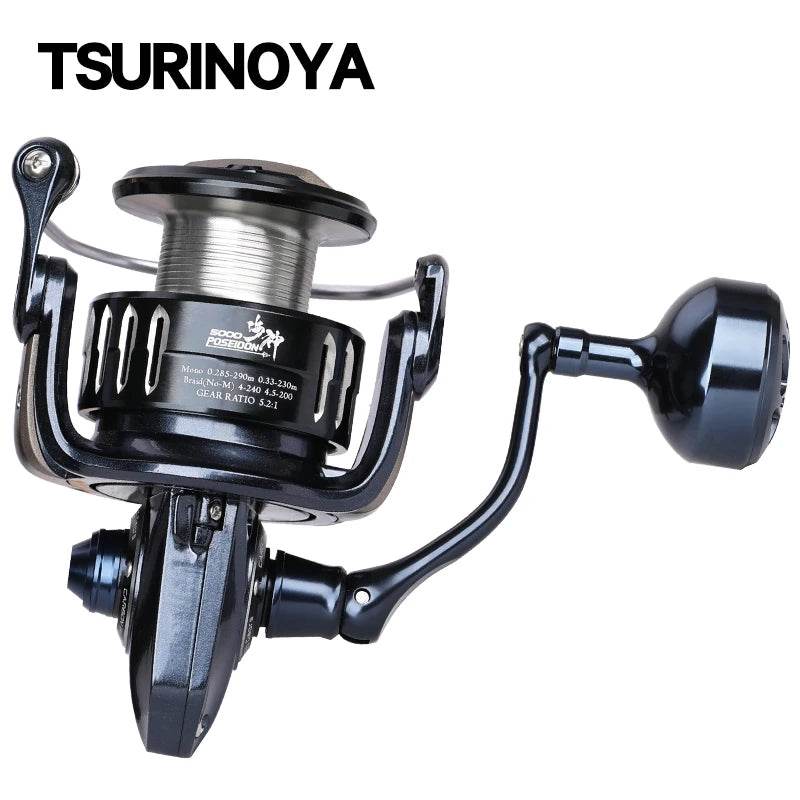 TSURINOYA POSEIDON All-Metal Saltwater Spinning Reel - Fish & Cheaps | Fishing & Outdoor Gear
