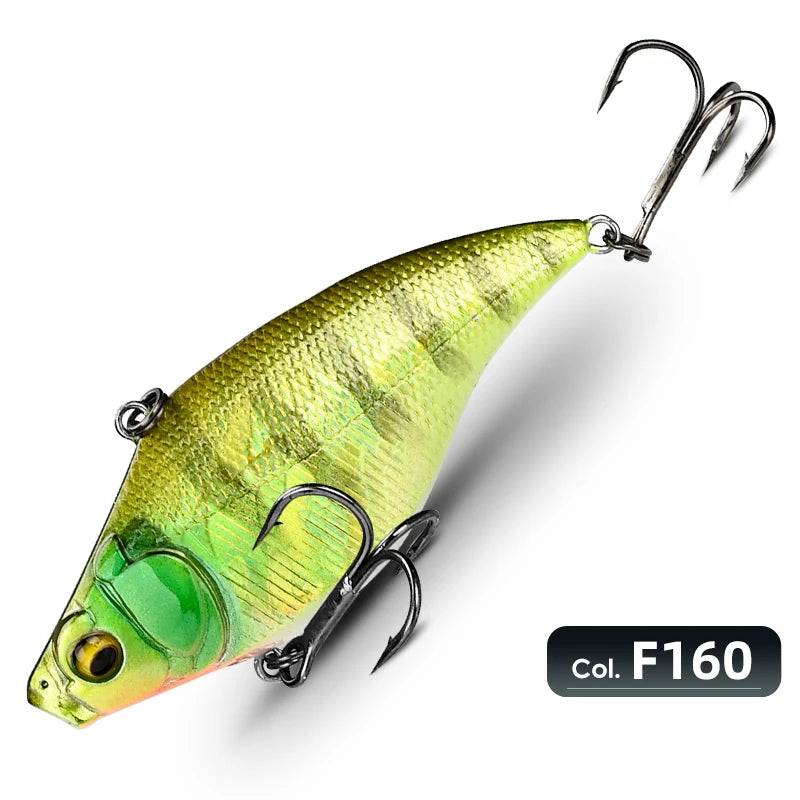 MEREDITH 75mm 19g Vibration Fishing Lure Lipless Crankbaits Sinking Hard Lure Artificial VIB Bait Bass Fishing Lures