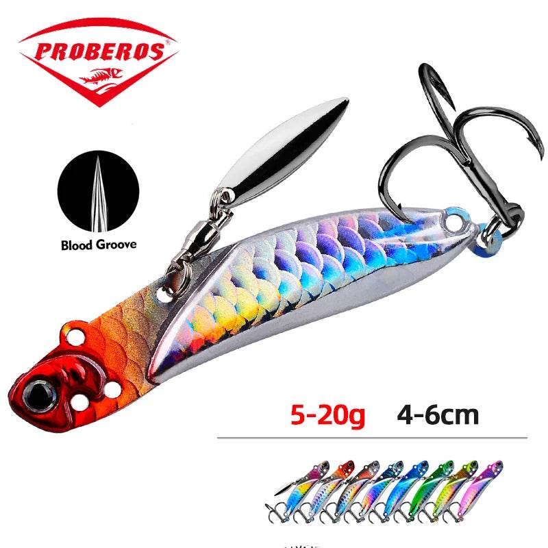 PROBEROS Metal VIB Vibration Spoon Lure - Fish & Cheaps | Fishing & Outdoor Gear