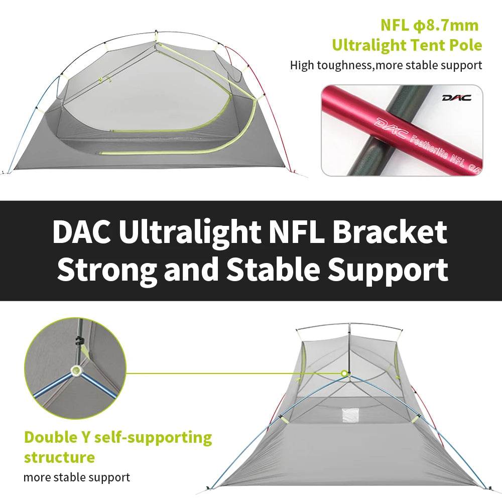 Naturehike Star River EXT 2P Ultralight Hiking Tent - Fish & Cheaps | Fishing & Outdoor Gear