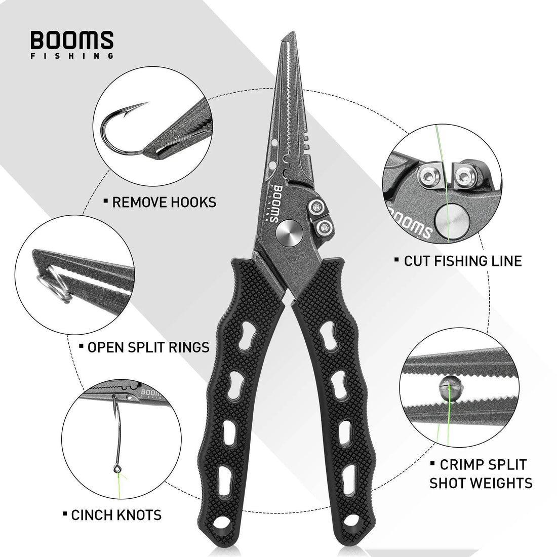 Booms Fishing G5F7 Pliers & Gripper Set – Anti-Rust - Fish & Cheaps | Fishing & Outdoor Gear