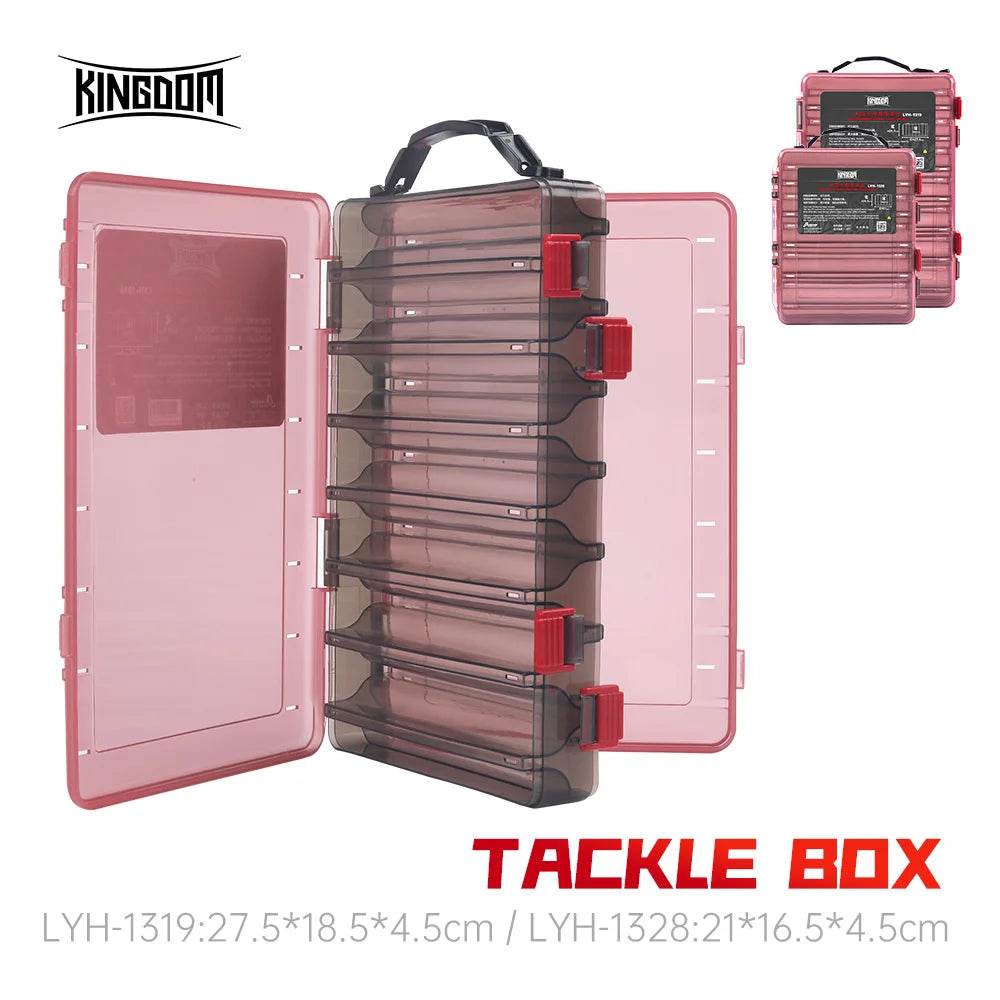 Kingdom 14-Compartment Double-Sided Tackle Box - Fish & Cheaps | Fishing & Outdoor Gear