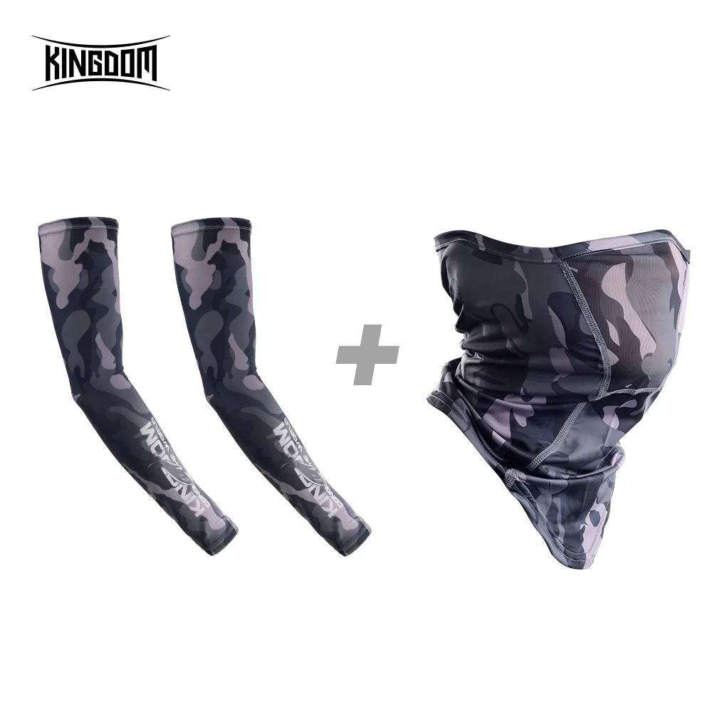 Kingdom Sport UV Fishing Sleeves & Face Cover - Fish & Cheaps | Fishing & Outdoor Gear
