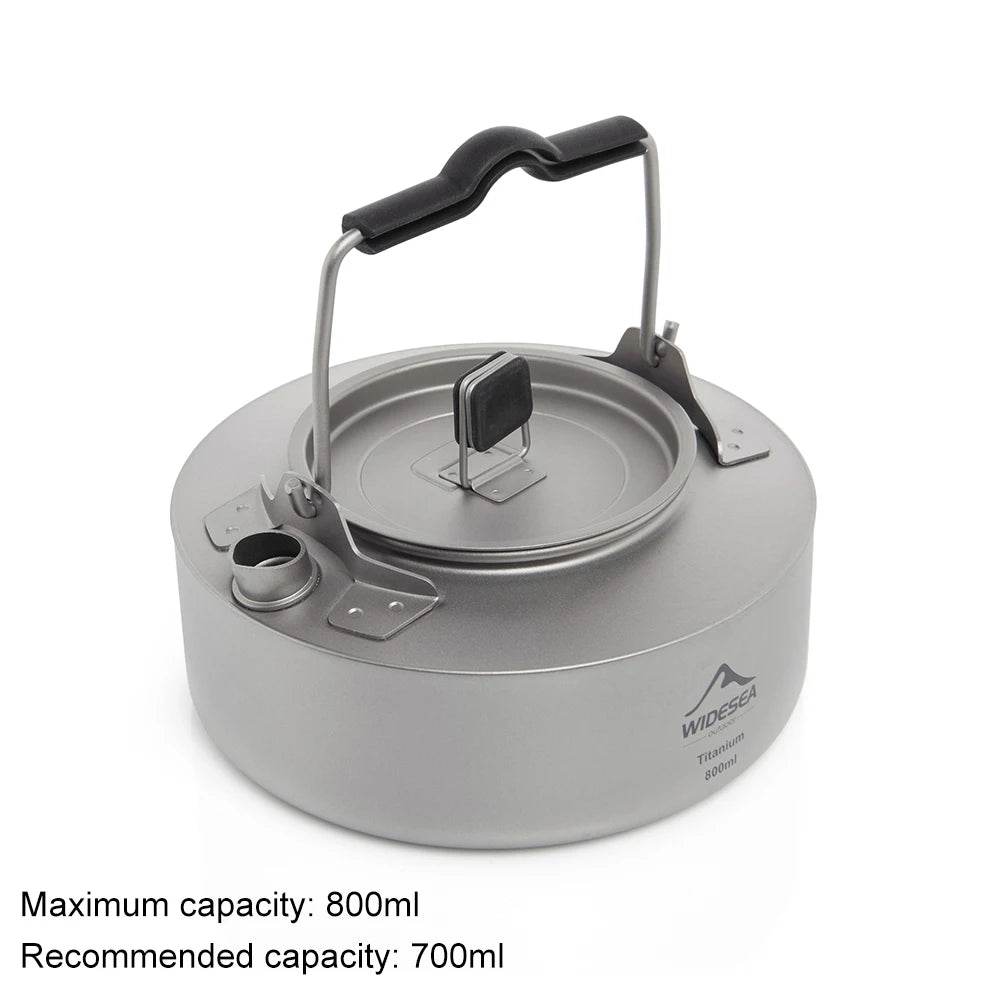 Widesea Titanium Camping Kettle - Fish & Cheaps | Fishing & Outdoor Gear
