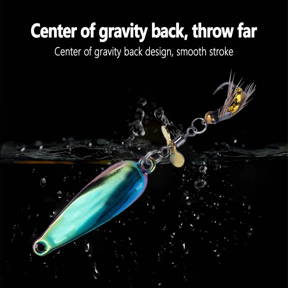 Goture 5pcs Lure Spoonbait Spinners – Hard Sequins Set - Fish & Cheaps | Fishing & Outdoor Gear