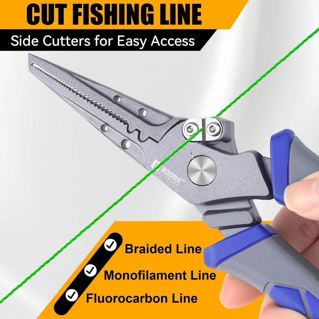 Booms Fishing XW15 Carbon Steel Pliers - Fish & Cheaps | Fishing & Outdoor Gear